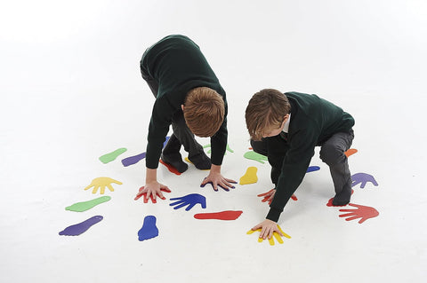 Foot Marks Set Of 6 Pairs-Active Games, Additional Need, Balancing Equipment, EDX, Games & Toys, Gross Motor and Balance Skills, Stepping Stones, Stock-Learning SPACE