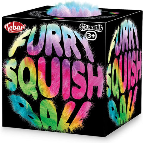 Furry Squish Ball – Fluffy, Fun Stress Buster!-ADD/ADHD, AllSensory, Baby Soft Toys, Early Years Sensory Play, Fidget, Neuro Diversity, Squishing Fidget, Stress Relief, Tactile Toys & Books, Tobar Toys-Learning SPACE