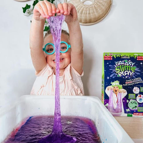 Galaxy Slime Play-Glow in the Dark, Messy Play, Slime, Stock, Zimpli Kids-Learning SPACE