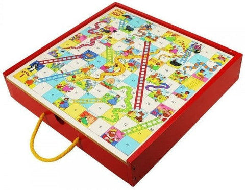 Wooden Games Compendium: Snakes & Ladders, Draughts & More-Bigjigs Toys, Christmas, Christmas 2024, Early Years Travel Toys, Primary Games & Toys, Primary Travel Games & Toys, Stock, Table Top & Family Games, Teen Games-Learning SPACE