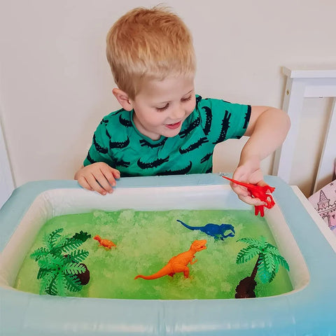 Gelli Play Dino Pack 600g-Baby Bath. Water & Sand Toys, Classroom Packs, Dinosaurs. Castles & Pirates, Eco Friendly, Sensory Seeking, Zimpli Kids-Learning SPACE