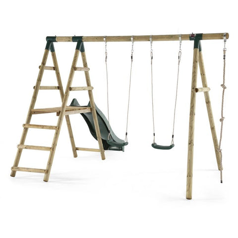 Giant Baboon Wooden Swing Set with Slide and Climb-Outdoor Climbing Frames, Outdoor Furniture, Outdoor Play, Outdoor Slides, Outdoor Swings, Plum Play, Plum Products Ltd-Learning SPACE