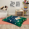 Giant Star Print UV Bean Bag Floor Cushion-AllSensory, Bean Bags, Bean Bags & Cushions, Eden Learning Spaces, Nurture Room, Star & Galaxy Theme Sensory Room, Stock, Teenage & Adult Sensory Gifts, UV Reactive, Wellbeing Furniture-Learning SPACE