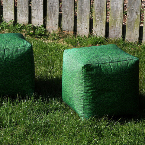 Grass Cubes Bean Bags-Bean Bags, Bean Bags & Cushions, Eden Learning Spaces, Nature Learning Environment, Nature Sensory Room, Sensory Garden, Stock, Wellbeing Furniture-Learning SPACE