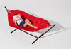 Headdemock Hammock- With Stand-Fatboy, Hammocks, Indoor Swings, Stock, Teen & Adult Swings-Red-Learning SPACE