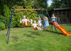 Hedstrom Europa: Double swing, glider and slide-Hedstrom, Outdoor Slides, Outdoor Swings, Seasons, Summer-Learning SPACE