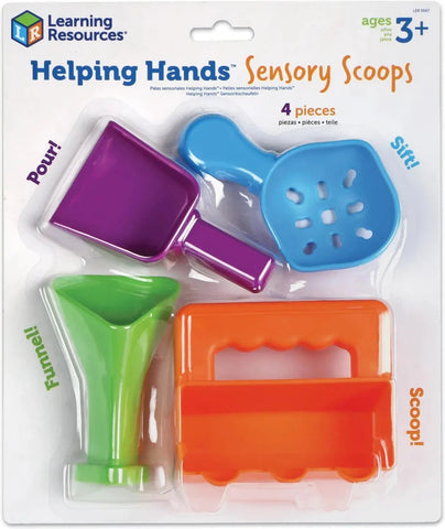 Helping Hands™ Sensory Scoops-Gifts For 3-5 Years Old, Learning Resources, Messy Play, Outdoor Sand & Water Play, S.T.E.M, Sand, Sand & Water, Science Activities, Water & Sand Toys-Learning SPACE