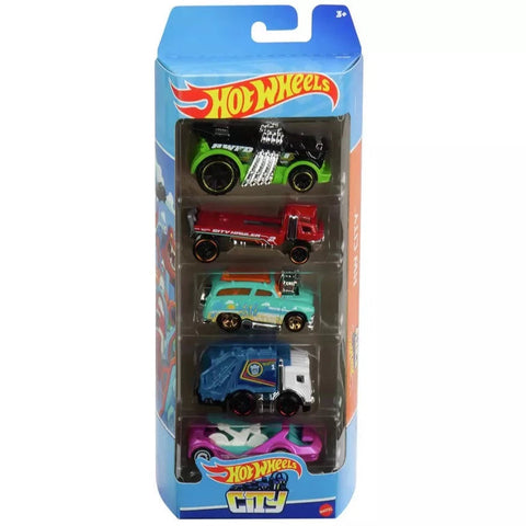 Hot Wheels 5 Car Gift Set-Cars & Transport, Early years Games & Toys, Games & Toys, Gifts For 3-5 Years Old, Hot Wheels, Imaginative Play, Primary Games & Toys-Learning SPACE