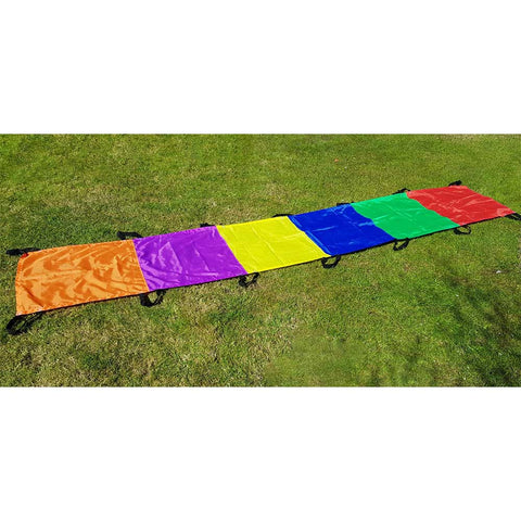 Junior Sunflower Parachute and Junior Rainbow Wave Twin Pack-Active Games, Classroom Packs, EDUK8, Forest School & Outdoor Garden Equipment, Garden Game, Outdoor Play, Outdoor Toys & Games, Physical Development-Learning SPACE