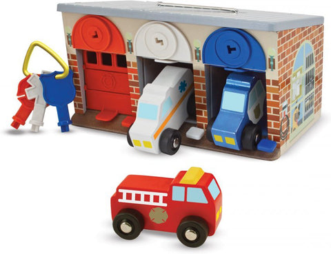 Keys & Cars Rescue Garage-Cars & Transport, Imaginative Play, Small World, Stock-Learning SPACE