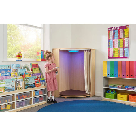 LED Corner Cabinet-Calming and Relaxation, Chill Out Area, Helps With, Reading Den, Sensory Room Furniture, Wellbeing Furniture-Learning SPACE