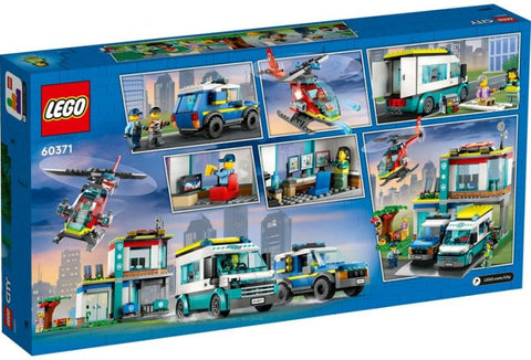 LEGO® City - Emergency Vehicles-Cars & Transport, Engineering & Construction, Fire. Police & Hospital, Gifts for 5-7 Years Old, Imaginative Play, LEGO®, S.T.E.M-Learning SPACE