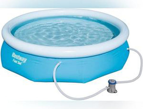 Large Fast Set Pool (12ft)-Pool, Water & Sand Toys-Bestway, Seasons, Stock, Summer, Swimming Pools-Learning SPACE