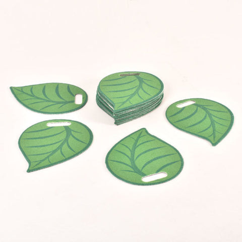 Leaf Sit Pads - Set of 16-Calmer Classrooms, Classroom Packs, Forest School & Outdoor Garden Equipment, Garden Game, Helps With, Nature Learning Environment, Nature Sensory Room, Nurture Room, Playground Equipment, Sensory Flooring, Sensory Garden, Sit Mats, Stock, World & Nature-Learning SPACE