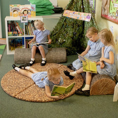 Learn About Nature Bundle-Bean Bags & Cushions, Children's Wooden Seating, Chill Out Area, Cushions, Eden Learning Spaces, Nature Learning Environment, Nature Sensory Room, Outdoor Furniture, Seating, Sensory Room Furniture, Wellbeing Furniture-Learning SPACE