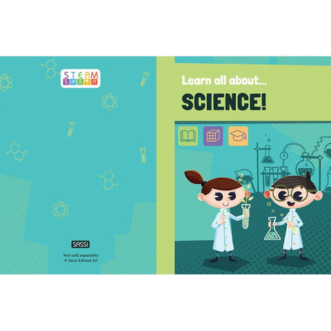 Learn All About... Science Kit: Book and 3D DNA Model-Early Science, Gifts for 5-7 Years Old, Gifts for 8+, S.T.E.M, Science, Science Activities-Learning SPACE