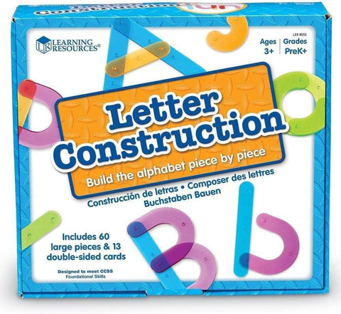 Letter Construction Activity Set-Dyslexia, Early Years Literacy, Handwriting, Learn Alphabet & Phonics, Learning Difficulties, Learning Resources, Light Box Accessories, Literacy Toys, Neuro Diversity, Primary Literacy, Stock, Strength & Co-Ordination-Learning SPACE