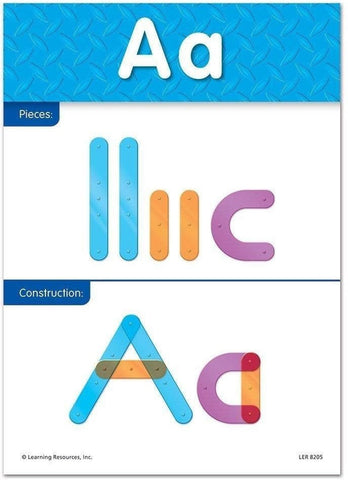 Letter Construction Activity Set-Dyslexia, Early Years Literacy, Handwriting, Learn Alphabet & Phonics, Learning Difficulties, Learning Resources, Light Box Accessories, Literacy Toys, Neuro Diversity, Primary Literacy, Stock, Strength & Co-Ordination-Learning SPACE