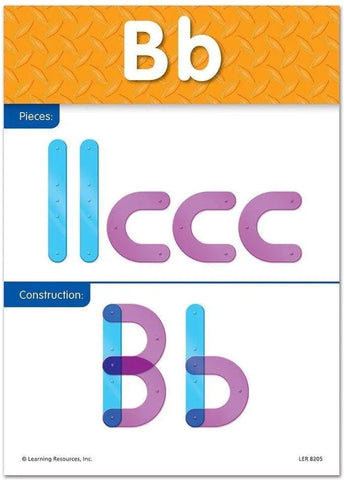 Letter Construction Activity Set-Dyslexia, Early Years Literacy, Handwriting, Learn Alphabet & Phonics, Learning Difficulties, Learning Resources, Light Box Accessories, Literacy Toys, Neuro Diversity, Primary Literacy, Stock, Strength & Co-Ordination-Learning SPACE