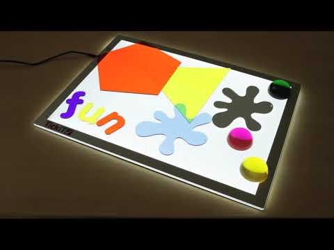 Light Panel A2 Educational and Sensory Light Board-AllSensory, Light Boxes, Sensory Light Up Toys, Stock, TickiT, Visual Sensory Toys-Learning SPACE