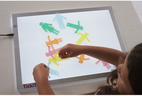 Light Panel A3 Educational and Sensory Light Board-AllSensory, Light Boxes, Sensory Light Up Toys, Stock, TickiT, Visual Sensory Toys-Learning SPACE