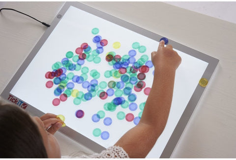 Light Panel A3 Educational and Sensory Light Board-AllSensory, Light Boxes, Sensory Light Up Toys, Stock, TickiT, Visual Sensory Toys-Learning SPACE