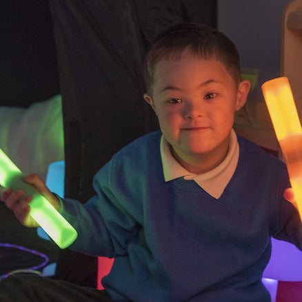 Light Up and Glow Cylinders-AllSensory, Sensory Light Up Toys, TTS Toys-Learning SPACE