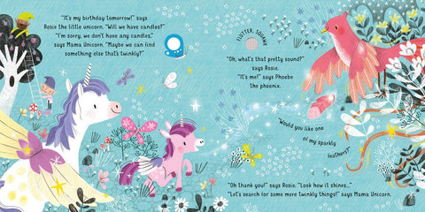 Lights and Sounds Unicorns Book-Baby Books & Posters, Dinosaurs. Castles & Pirates, Early Reading Books, Gifts For 6-12 Months Old, Imaginative Play, Sound, Sound Books, Usborne Books-Learning SPACE