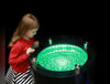 Lumina Bubble Table Round-Novelty Lighting-AllSensory, Bubble Tubes, Chill Out Area, Coffee table, Helps With, Lumina, Sensory Light Up Toys, Sensory Room Furniture, Sensory Seeking, Stock, Visual Sensory Toys-Learning SPACE