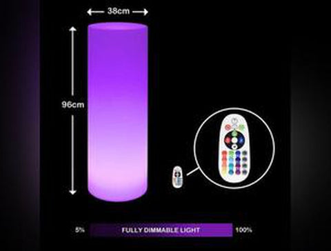 Lumina Colour Changing Cylinder-Novelty Lighting-ADD/ADHD, Autism, Calming and Relaxation, Colour Columns, Helps With, Lumina, Neuro Diversity, Rainbow Theme Sensory Room, Teenage Lights-Learning SPACE