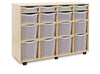 16 Combination Tray Unit-Shelves, Storage, Storage Bins & Baskets, Trays, Wellbeing Furniture-Learning SPACE