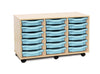 18 Single Tray Unit-Shelves, Storage, Storage Bins & Baskets, Trays, Wellbeing Furniture-Learning SPACE