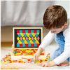 Magnetic Patterns Wooden Activity Box-Dementia, Memory Pattern & Sequencing, Shape & Space & Measure-Learning SPACE