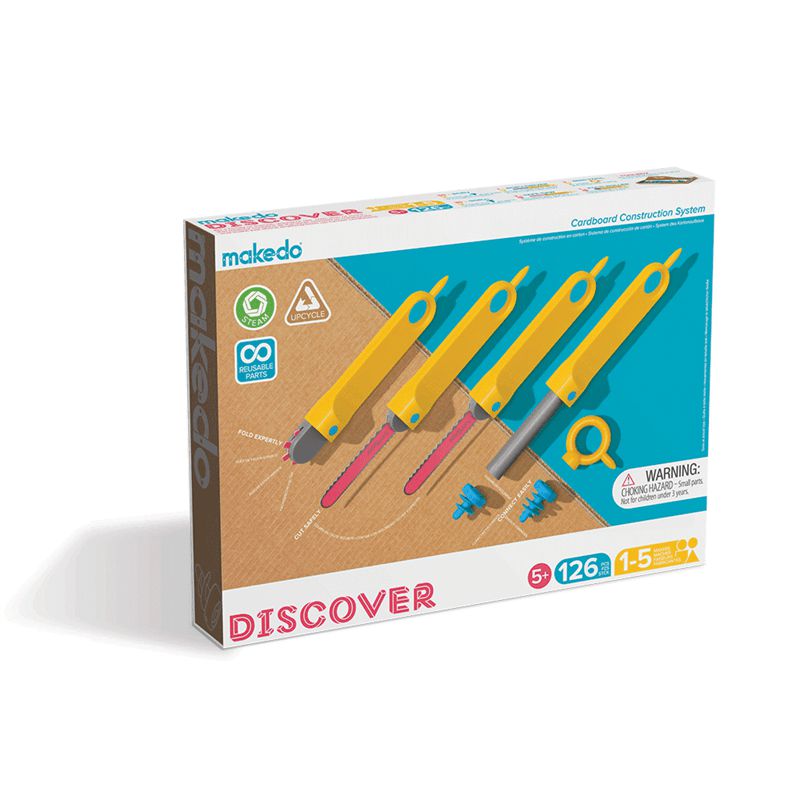 Makedo - Discover Kids Tool Set-Arts & Crafts, Bigjigs Toys, Craft Activities & Kits, Engineering & Construction, Primary Arts & Crafts, S.T.E.M, Technology & Design-Learning SPACE