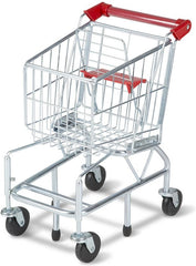 Metal Shopping Trolley-Baby Walker, Gifts For 2-3 Years Old, Imaginative Play, Kitchens & Shops & School, Pretend play, Role Play, Stock, Storage, Trolleys, Wellbeing Furniture-Learning SPACE