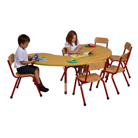 Milan Group Table-Classroom Table, Furniture, Height Adjustable, Horseshoe, Profile Education, Table, Wellbeing Furniture-Learning SPACE