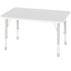 Modern Thrifty Rectangular Table - 4/6/8 Seater Options-Classroom Table, Furniture, Height Adjustable, Profile Education, Rectangular, Table, Wellbeing Furniture-4 - Seater-Learning SPACE