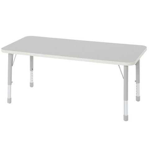 Modern Thrifty Rectangular Table - 4/6/8 Seater Options-Classroom Table, Furniture, Height Adjustable, Profile Education, Rectangular, Table, Wellbeing Furniture-6 - Seater-Learning SPACE