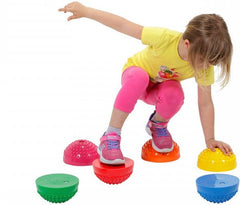 Multiactiv Balance Stones - Pack of 6, Stepping stones-Additional Need, Balancing Equipment, Engineering & Construction, Gross Motor and Balance Skills, Gymnic, Helps With, Movement Breaks, Proprioceptive, S.T.E.M, Stepping Stones, Stock-Learning SPACE