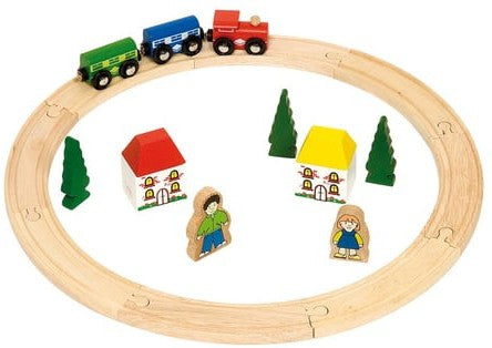 My First Train Set-Baby Wooden Toys, Bigjigs Rail, Bigjigs Toys, Cars & Transport, Imaginative Play, Stock, Train-Learning SPACE