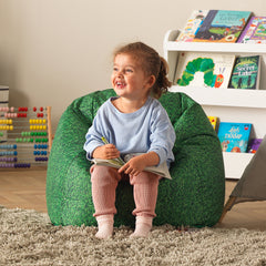 Natural Grass Children's Bean Bag-Bean Bags, Bean Bags & Cushions, Eden Learning Spaces, Gifts for 5-7 Years Old, Gifts for 8+, Nature Learning Environment, Nature Sensory Room, Nurture Room, Sensory Garden, Stock, Wellbeing Furniture-Learning SPACE