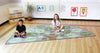 Natural World™ Semi-Circle Placement 3x1.5m Carpet-Corner & Semi-Circle, Kit For Kids, Mats & Rugs, Nature Sensory Room, Neutral Colour, Placement Carpets, Rugs, Wellbeing Furniture-Learning SPACE