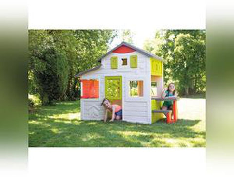 Neo Friends Play House & Kitchen-Doll Houses & Playsets-Imaginative Play, Kitchens & Shops & School, Play Houses, Playground Equipment, Playhouses, Pretend play, Role Play, Smoby-Learning SPACE