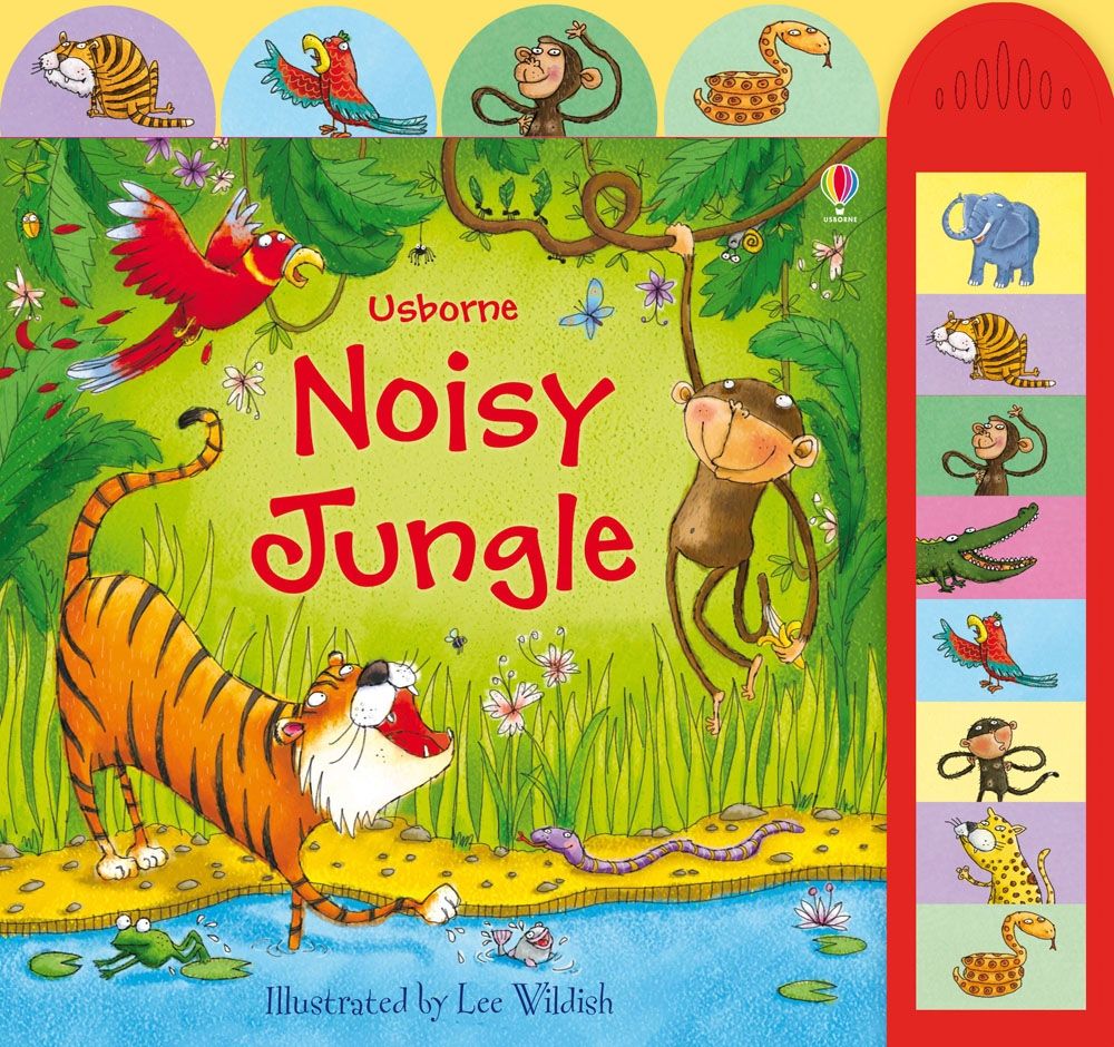 Noisy Jungle Musical Book-Early Years Books & Posters, Early Years Literacy, Sound, Stock, Usborne Books-Learning SPACE