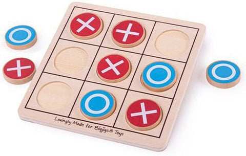 Wooden Noughts and Crosses Game – Classic Tic Tac Toe Set-Board Games-Bigjigs Toys, Early Years Travel Toys, Primary Games & Toys, Primary Travel Games & Toys, Stock, Table Top & Family Games, Teen Games-Learning SPACE