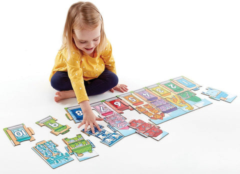 Number Street - Jigsaw Puzzle and Poster-13-99 Piece Jigsaw, Calmer Classrooms, Classroom Displays, Counting Numbers & Colour, Dyscalculia, Early Years Maths, Helps With, Maths, Maths Toys, Neuro Diversity, Orchard Toys, Primary Maths, Stock, Strength & Co-Ordination-Learning SPACE