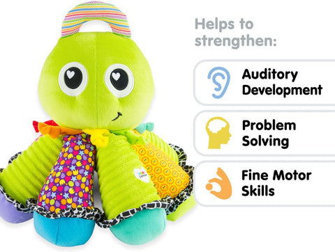 Octotunes-AllSensory, Baby & Toddler Gifts, Baby Cause & Effect Toys, Baby Musical Toys, Baby Sensory Toys, Baby Soft Toys, Gifts for 0-3 Months, Gifts For 3-6 Months, Gifts For 6-12 Months Old, Lamaze Toys, Music, Stock-Learning SPACE