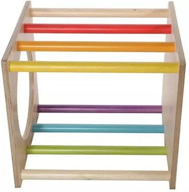 Open Climbing Rainbow Cube-Additional Need, Baby Climbing Frame, Eco Friendly, Gross Motor and Balance Skills, Helps With, Matrix Group, Sensory Climbing Equipment-Learning SPACE