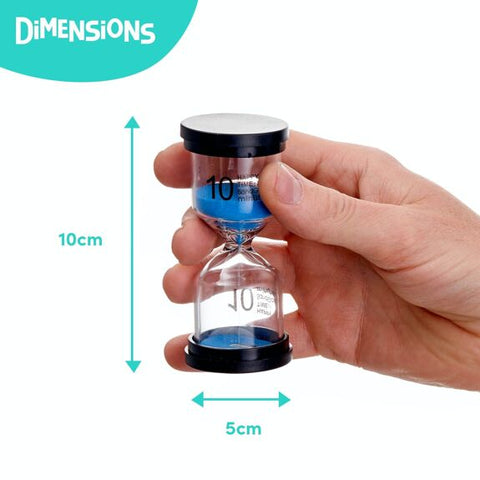 Pack of 6 Liquid Motion Toy Sand Timers - Hourglass-Cause & Effect Toys, Classroom Packs, Fidget, Maths, Sand Timers & Timers-Learning SPACE