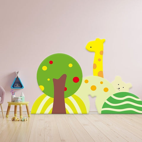 Padded Wall Art - Forest Theme-Padding for Floors and Walls, Sensory Wall Panels & Accessories, Stock, Wall Padding-Learning SPACE